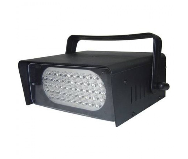 Stroboscop 50 LED-uri 5W cu reglaj viteza flash-uri 23x22x9cm ibiza