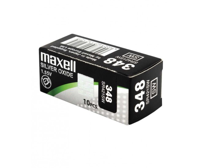 Baterie ceas Maxell SR421SW V348 1.55V oxid de argint 1buc