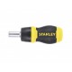 Surubelnita magnetica MultiBit cu clichet si 6 varfuri 0-66-358 Stanley