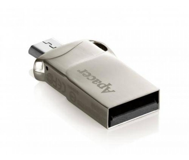 Memorie flash OTG/ USB 2.0 8GB Apacer argintiu