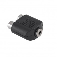 Adaptor Jack 3.5 mm stereo mama la 2x RCA mama Goobay