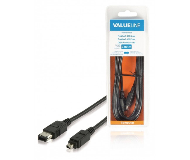 Cablu FireWire 400 4 Pini tata - 6 Pini tata 2m Valueline