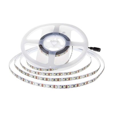 Banda LED SM2835 24V 12W/m 168LED/m 1680lm/m 4000K IP20 5M V-tac SKU-212597