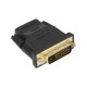 Adaptor DVI-D 24+1 dual link tata - HDMI V1.4 mama High Speed cu Ethernet Full HD aurit Cabletech