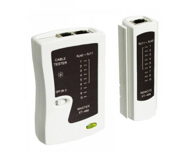 Tester retea RJ11 RJ12 RJ45 ISDN CAT5 CAT6 Goobay