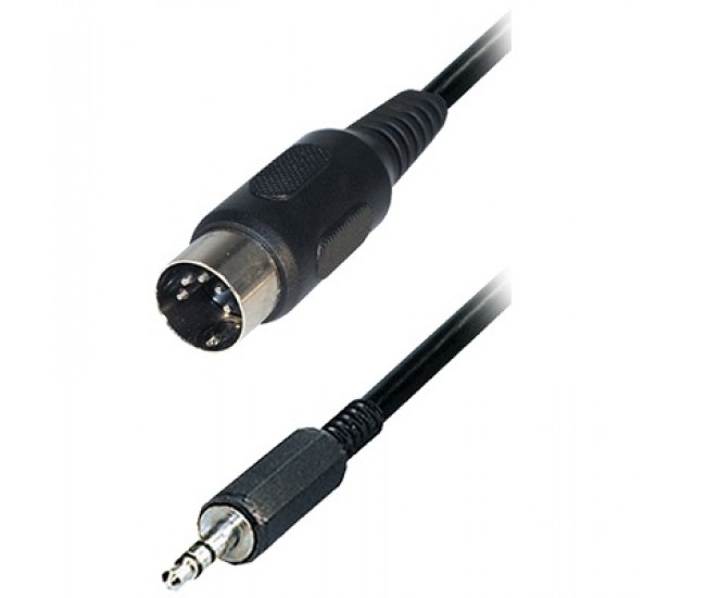 Cablu audio stereo 1.5m 3.5 mm JACK tata - 5PIN DIN tata