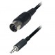 Cablu audio stereo 1.5m 3.5 mm JACK tata - 5PIN DIN tata