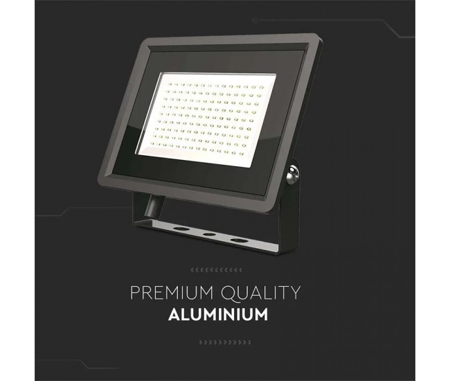 Reflector LED SMD Cip SAMSUNG 100W 8700lm 4000K IP65 negru V-TAC