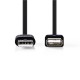 Cablu Nedis USB 2.0 A tata - USB A mama 2m