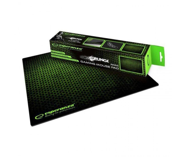 Mouse Pad Gaming verde 30x24cm Esperanza