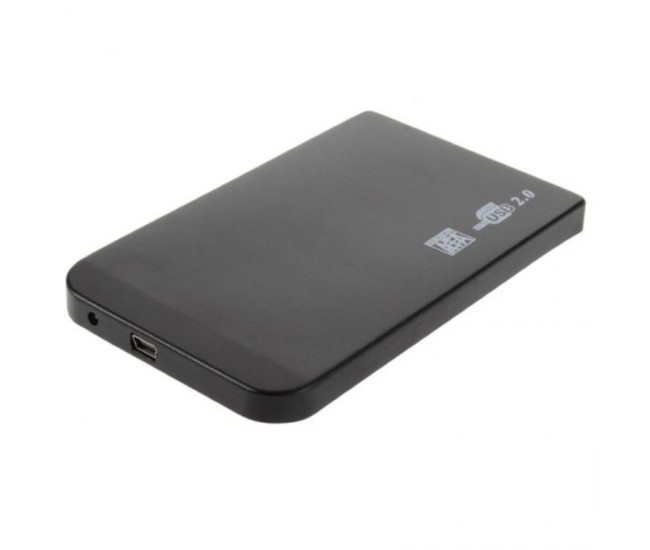 RACK carcasa metalica pentru HDD 2.5 sau SSD SATA cu port USB 2.0 max. HDD 1TB