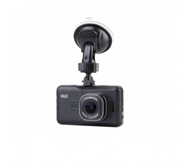 Camera auto Well Trace 1080p FHD 720p ecran 3 DVR-CAR-TRACE-WL