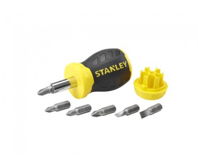 Surubelnita magnetica MultiBit cu 6 varfuri 0-66-357 Stanley