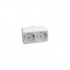 Adaptor distribuitor 2 prize SCHUKO 2x 16A MAX 2300W V-TAC