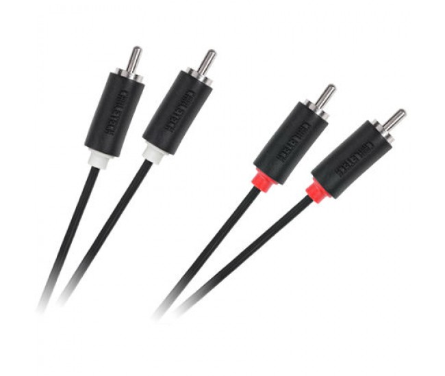 Cablu 2x RCA - 2x RCA 3m Cabletech