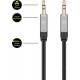 Cablu audio Jack stereo 3.5 mm tata - 3.5 mm tata 1.5m dublu ecranat Goobay Plus