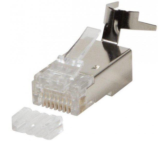 Mufa RJ45 Cat6a Cat7 Cat7a Cat8.1 ecranata 8p8c 1.2-1.45mm 22-24AWG LOGILINK MP003