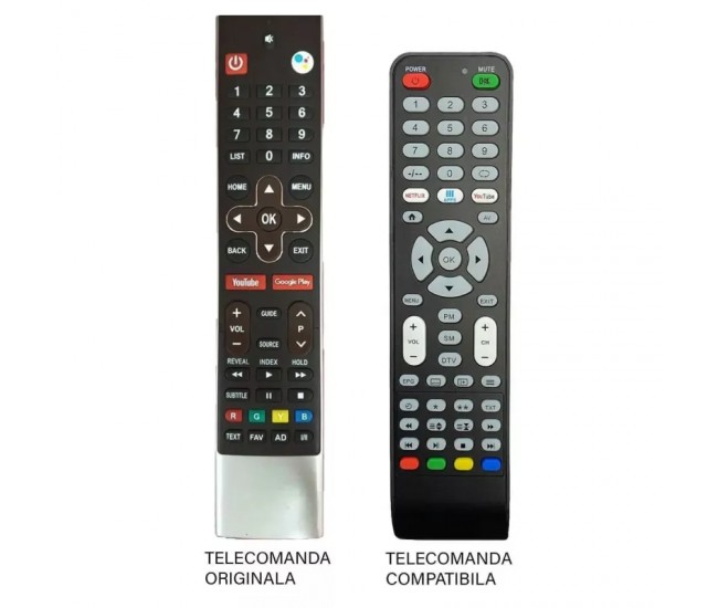 Telecomanda TV Allview 40ATA6000-F compatibila cu originalul cod ER1292-N /MFY1282 (565)