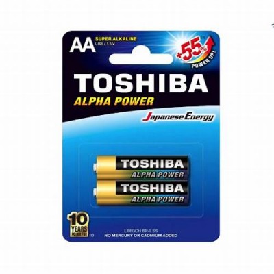 Baterii Toshiba ALPHA POWER AA R6 alcaline blister 2buc