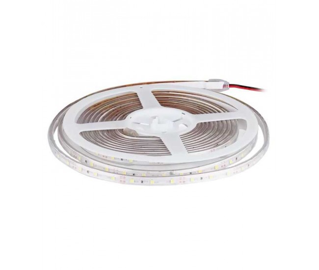 Banda LED 12V IP65 3528 60LED/m verde 4.8W/m 5m V-TAC