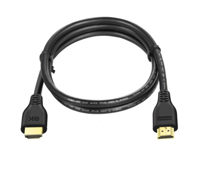 Cablu HDMI v2.1 8K 60HZ 1m HDMI T - HDMI T 4K 144Hz/120Hz/60Hz CA