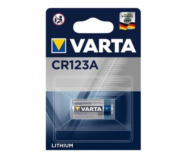 Baterie CR123A Varta lithium 3V 1600mA