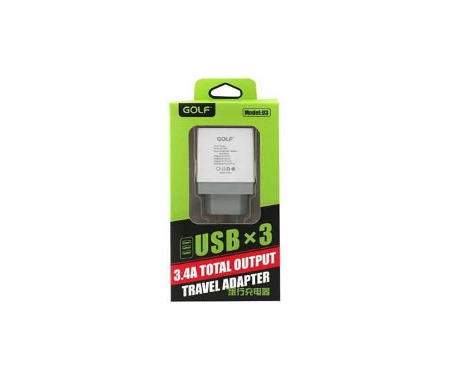 Alimentator priza Golf U3 3x USB 3.4A