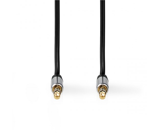 Cablu Audio Stereo Nedis Jack 3.5 mm - 3.5 mm 1m negru