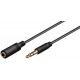 Cablu prelungitor Jack 3.5 mm tata - 3.5 mm mama 3m STEREO slim GOOBAY