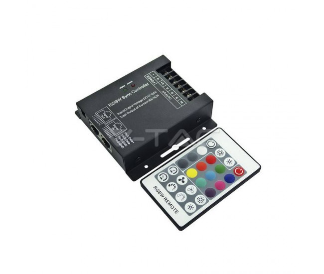 Controller Banda LED cu DIMMER 12V/24V RGB+W 288W V-TAC