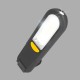 Reflector din sticla LED COB + SMD 3W 20-300lm 3x AAA cu carlig magnet si alarma Phenom