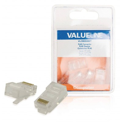 Mufa RJ45 CAT5 transparent tata 5buc Valueline