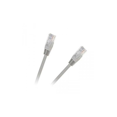 Cablu retea patch cord CAT5e UTP 7.5m 2x RJ45 neecranat CCA gri