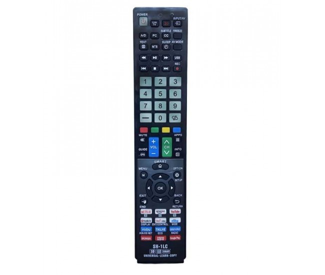 Telecomanda universala compatibila TV Sharp SH-1LC + functia de learning/copy IR 1429 (450)