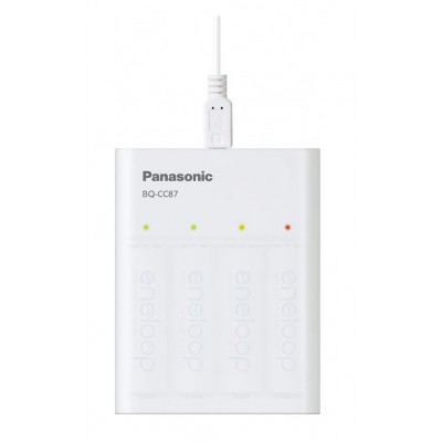 Eneloop Incarcator USB & boster include acumulatori 4x AA(R6) 1900mAh Panasonic K-KJ87MCC40USB