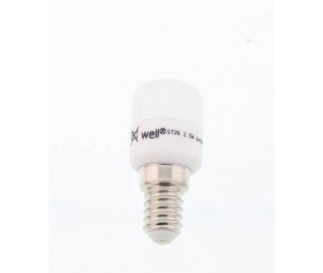 Bec cu led ST26 E14 2.5W 230V lumina rece Well