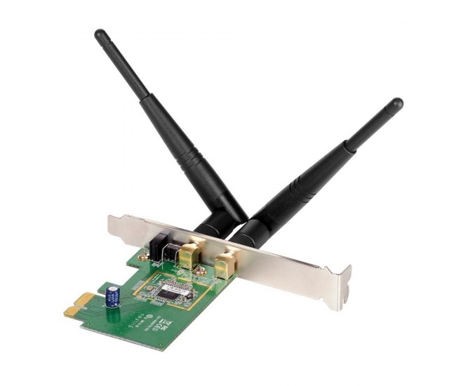 Placa de retea PCI Express Wireless N300 2 antene 3dBi EW-7612PIn V2 Edimax