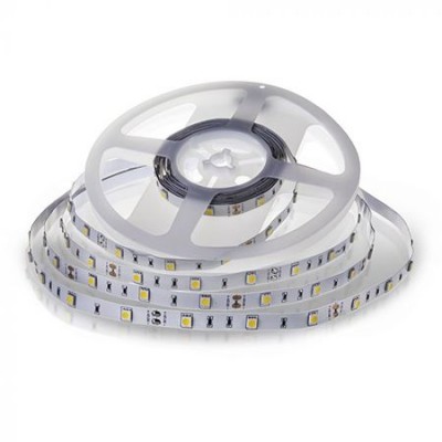 Banda LED SMD5050 4.8W/m 500lm/m 60LED/M 6000K IP20 5m V-TAC