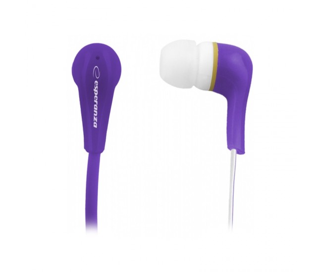 Casti STEREO violet LOLLIPOP EH146V ESPERANZA