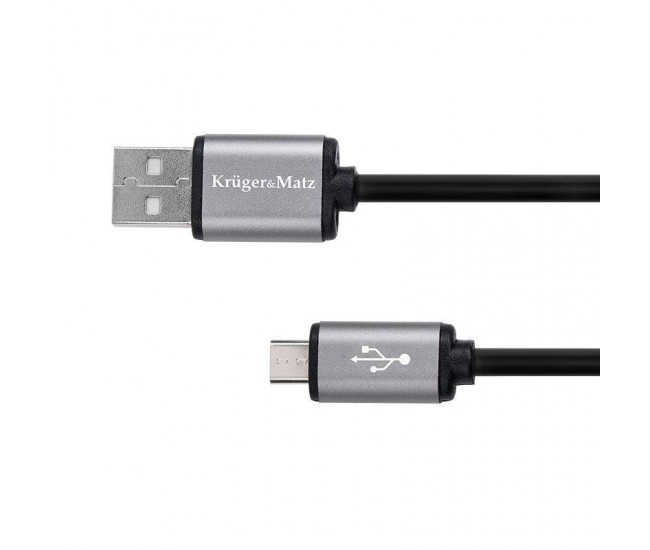 Cablu USB - micro USB 0.2m BASIC Kruger&Matz