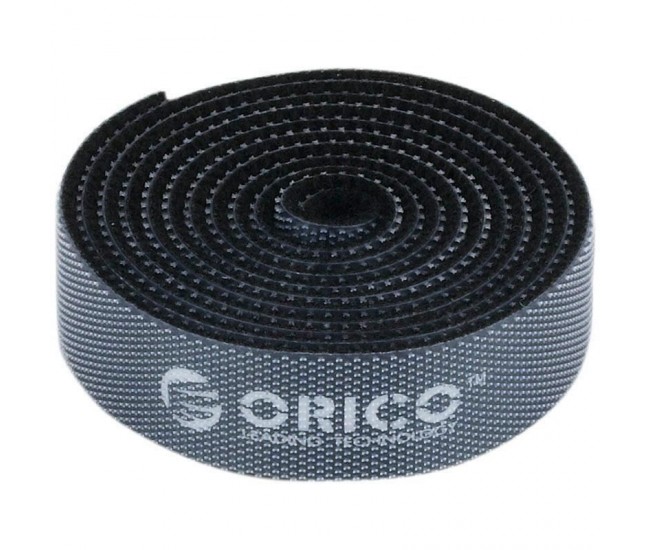 Banda prindere cabluri 1.5mm x 1m velcro Orico CBT-1S neagra