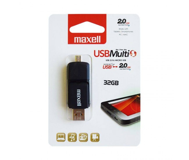 Flash drive USB 2.0 OTG 32GB BUMBLEBEE Maxell