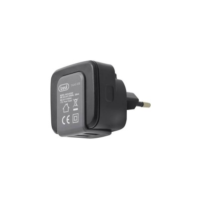 Alimentator USB 230V TA 240 USB 2 iesiri 2.4A negru Trevi