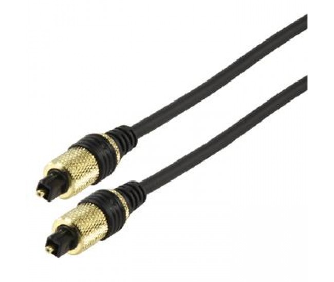 Cablu optic Toslink tata - Toslink tata profesional 1m