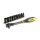 Set 11 tubulare FatMax 1/4 cu clichet 0-94-607 Stanley