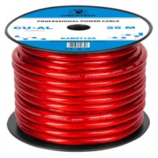 Cablu putere Profesional 4GA 10mm/21.15mm2 rosu Cupru-Aluminiu 1m Cabletech