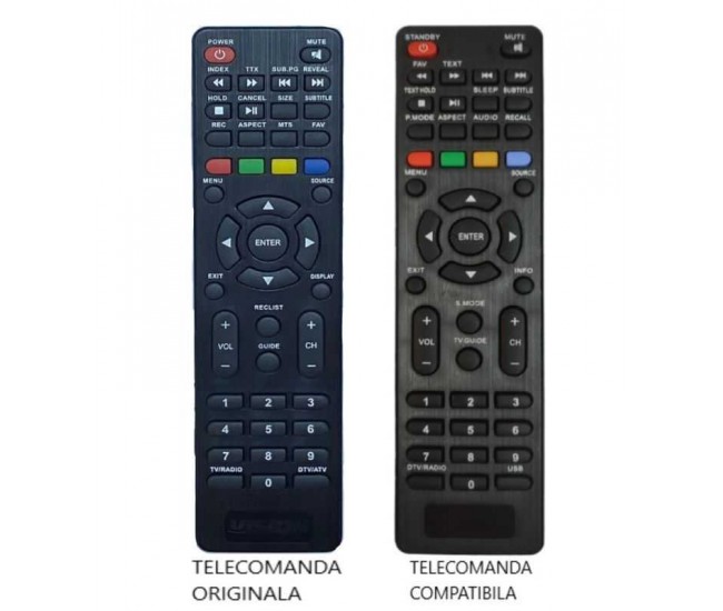 Telecomanda compatibila TV Vision/ Smar Tech RMC/CBU/001N IIR1027 (398-1)