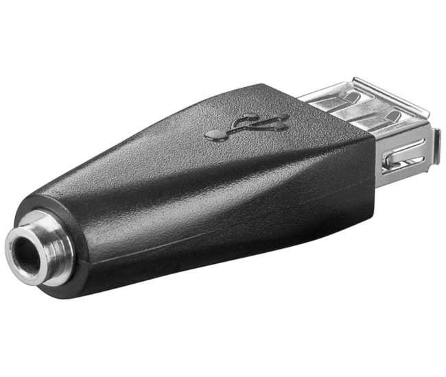 Adaptor USB 2.0 A mama - Jack 3.5 mm 3 pini mama Goobay