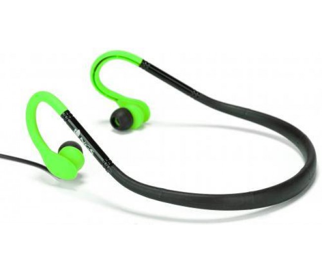 Casca stereo in ureche 3.5 mm Cougar verde/negru rezistenta la apa NGS