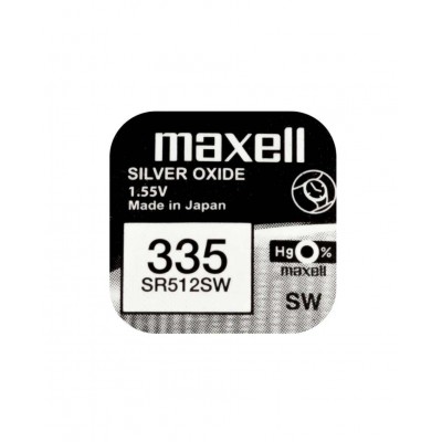 Baterie ceas Maxell SR512SW V335 1.55V oxid de argint 1buc